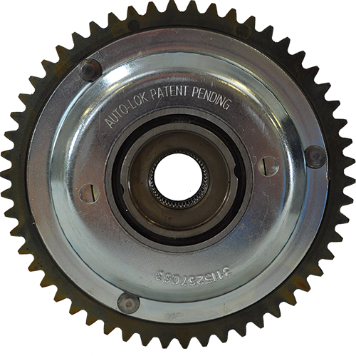 Auto Lok for ride on equipment